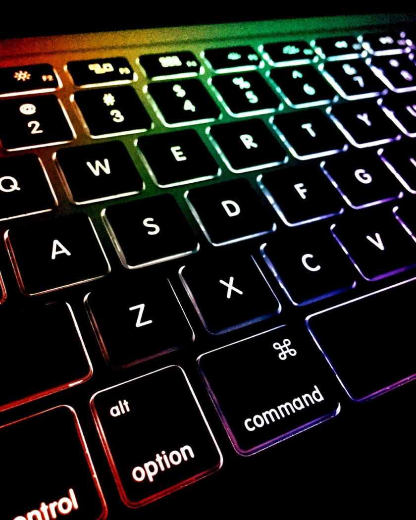 macbook colored keyboard
